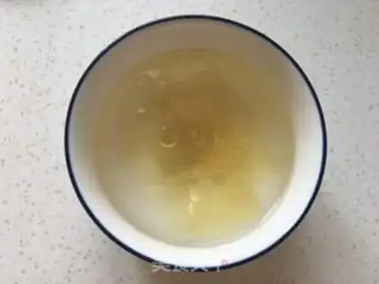Make Bean milk pudding step 1