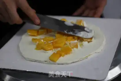 Make Mango lasagna cake step 20