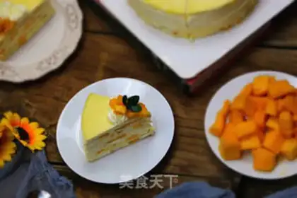 Make Mango lasagna cake step 27