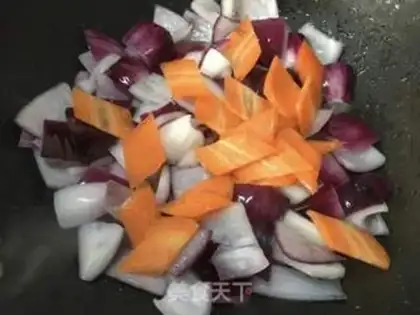 Make Onion fried liver step 7