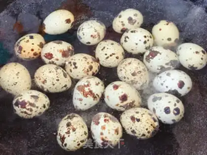 Make The golden quail egg step 1