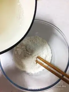 Make Black sesame loaf step 1