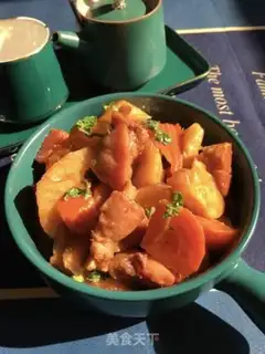Make Potato burn rabbit legs step 26