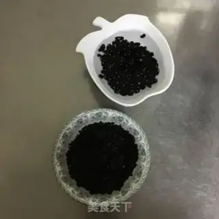 Make Three black rice step 1