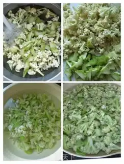 Make Dried mushrooms and fried vegetables step 3