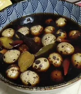 Make Five quail eggs step 5