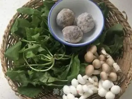 Make Beef vealball mushroom soup step 0