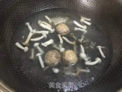 Make Beef vealball mushroom soup step 4