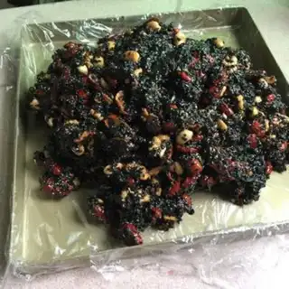 Make Nutrient sesame cake step 6