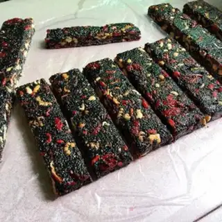 Make Nutrient sesame cake step 8