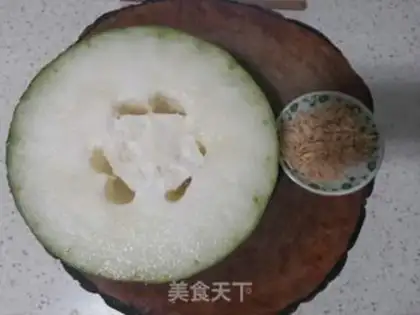 Make Shrimp-skin-burning melon step 0