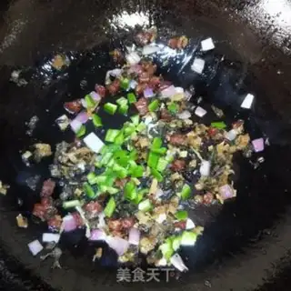 Make Plum and sausage fried rice step 5