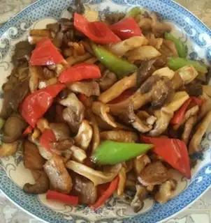 Make Twin pepper fried mushrooms step 7