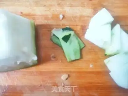 Make Poofed meat step 0