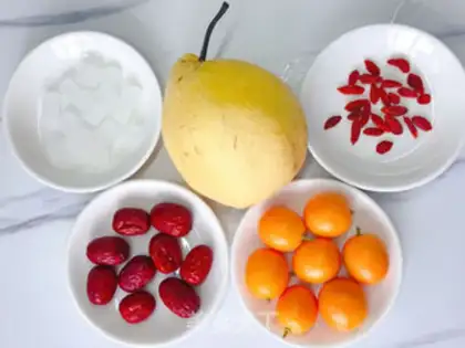 Make Iced sugar, gold and orange Sydney soup step 0