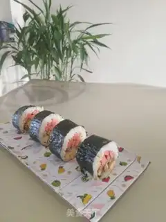 Make Simple sushi rolls step 8