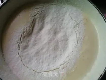 Make Baked sponge cake step 2