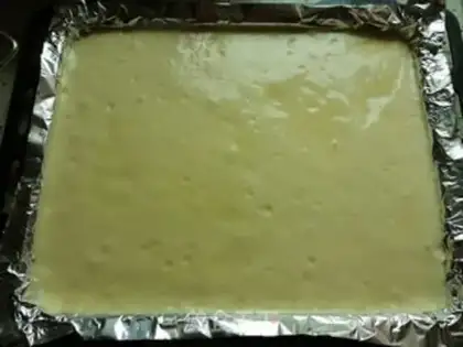 Make Baked sponge cake step 3