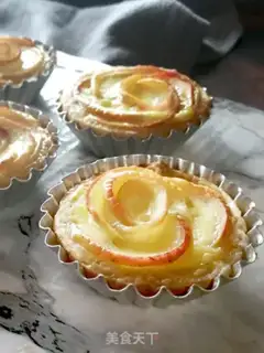 Make The apple rose omelet step 9