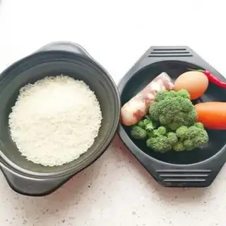 Make Sausage rice step 0