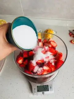 Make Sweet sour and sweet with strawberry sauce step 2