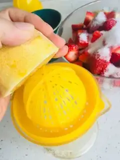 Make Sweet sour and sweet with strawberry sauce step 3