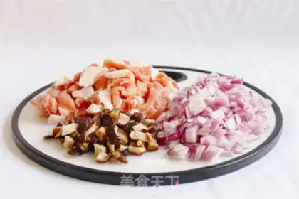 Make Taiwan halogen rice step 1