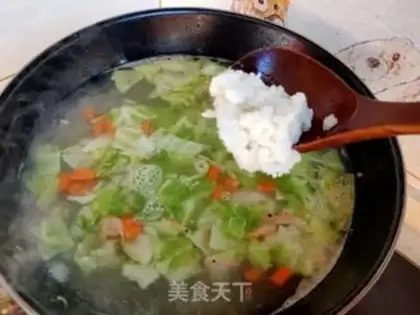 Make Porridge in the rice step 9