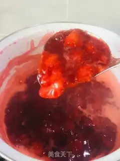 Make Sweet sour and sweet with strawberry sauce step 7