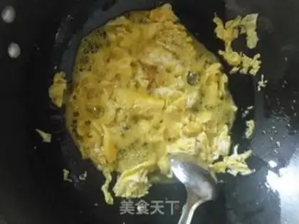Make Ham eggs for rice step 3