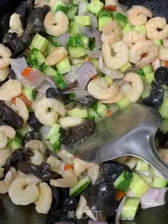 Make Emerald green shrimp step 7