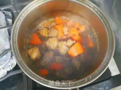 Make Carrots burn ribs step 7