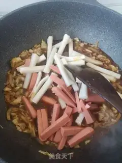 Make Hot fried rice cake step 3