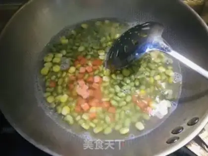 Make Green bean corn step 1