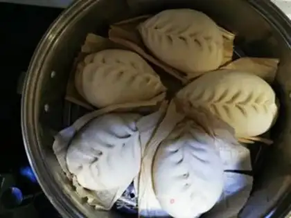 Make Cabbage buns step 5