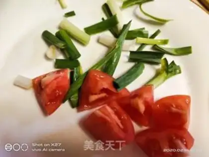 Make Frozen cucumber, chicken gravy step 1