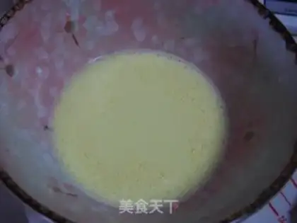 Make Butterless strawberries and eggs step 2