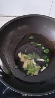 Make Peas and shrimp step 1
