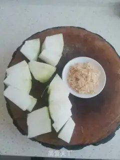 Make Wintermelon shrimp step 0