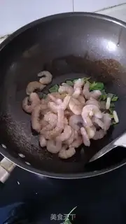 Make Peas and shrimp step 2