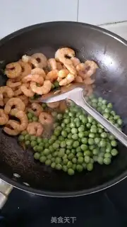 Make Peas and shrimp step 4