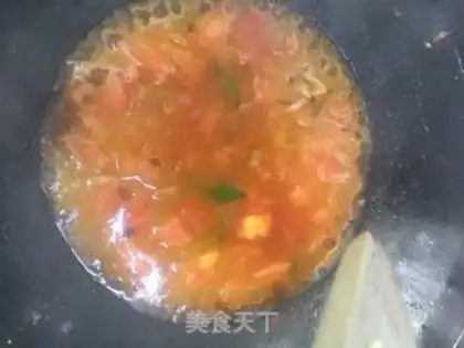 Make Tomato egg noodle step 4