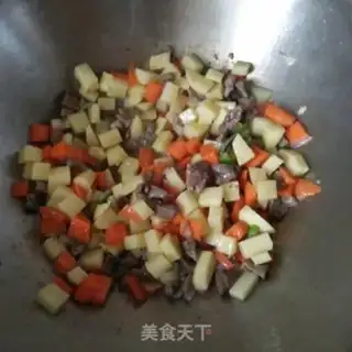 Make Curry beef rice step 6