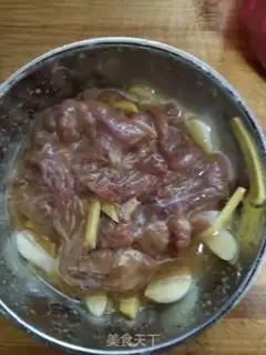 Make Duck chest fried crab mushrooms step 4