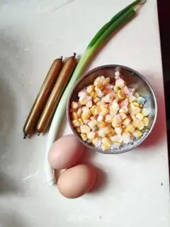 Make Egg fried rice step 0