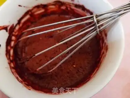 Make Red velvet cheesecake step 1