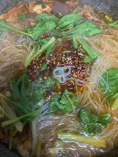 Make Duck blood fan soup step 9