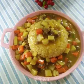Make Curry beef rice step 10