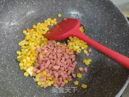 Make Egg fried rice step 4
