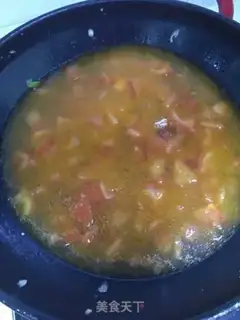 Make Tomato egg oak soup step 5